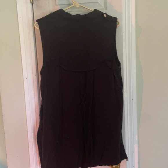 Love Tree Small Black Zip Up Tunic Style Shirt - Picture 6 of 10